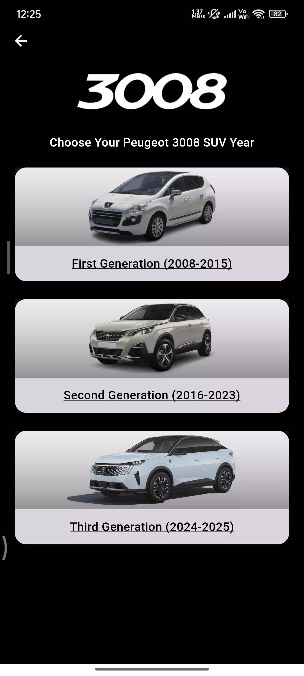 Car User Manual Peugeot 3008 Screenshot2