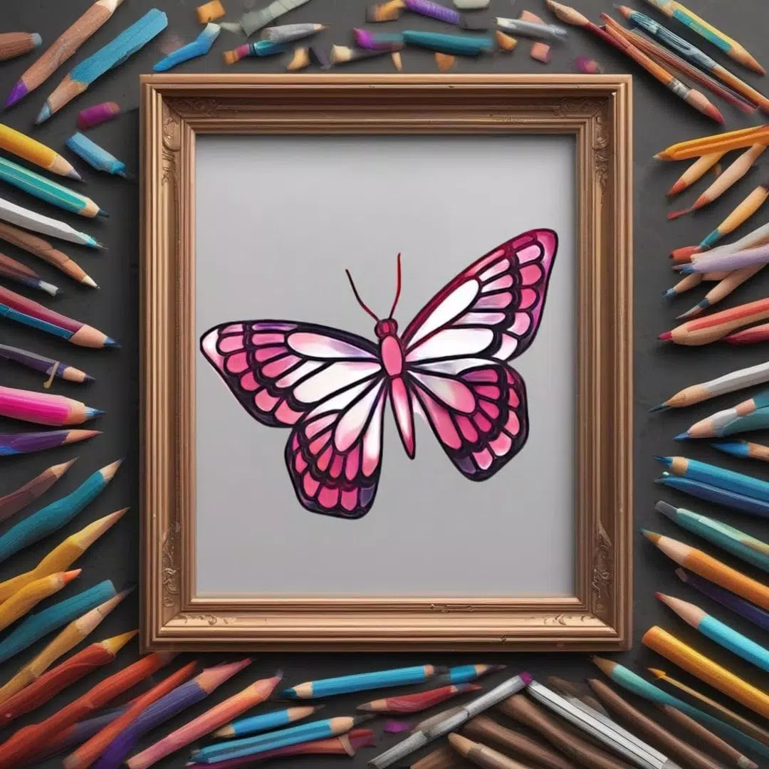 Coloring Butterflys Screenshot1