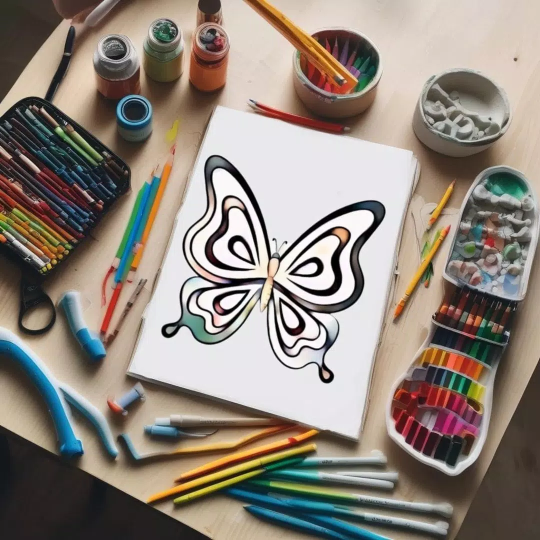 Coloring Butterflys Screenshot7