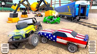 Train Car Crash Derby Game 3D Screenshot7