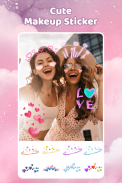 Holiday Sticker Filter Make Up Screenshot1