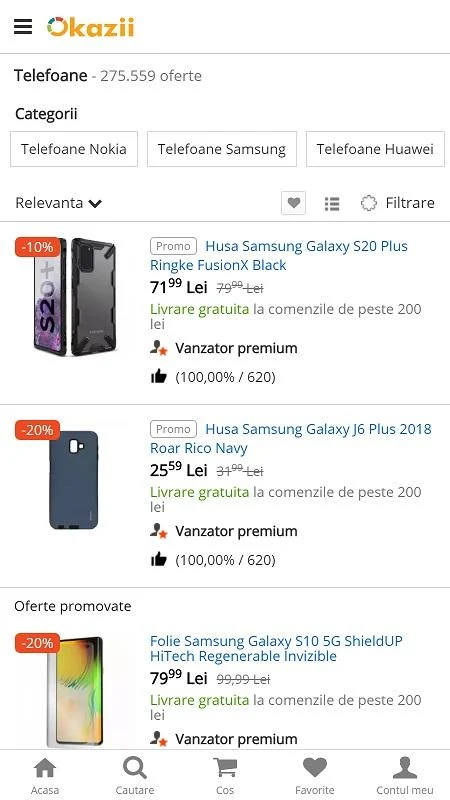Okazii.ro Screenshot2