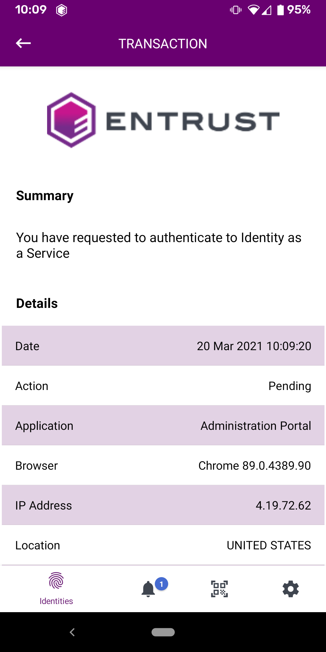 Entrust Identity Screenshot3