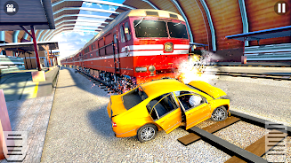 Train Car Crash Derby Game 3D Screenshot2