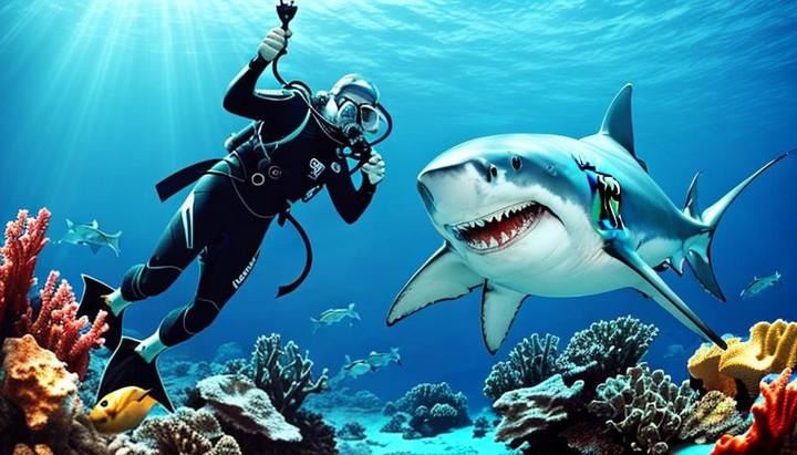 Shark Attack Games Offline Screenshot1