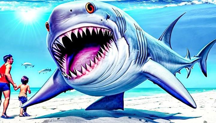 Shark Attack Games Offline Screenshot3