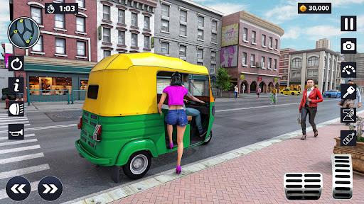 Modern Rickshaw Driving Games Screenshot4