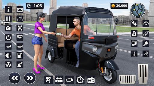 Modern Rickshaw Driving Games Screenshot1