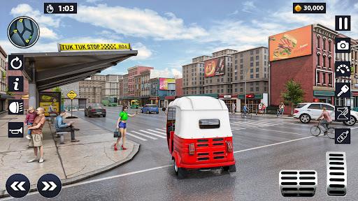 Modern Rickshaw Driving Games Screenshot3
