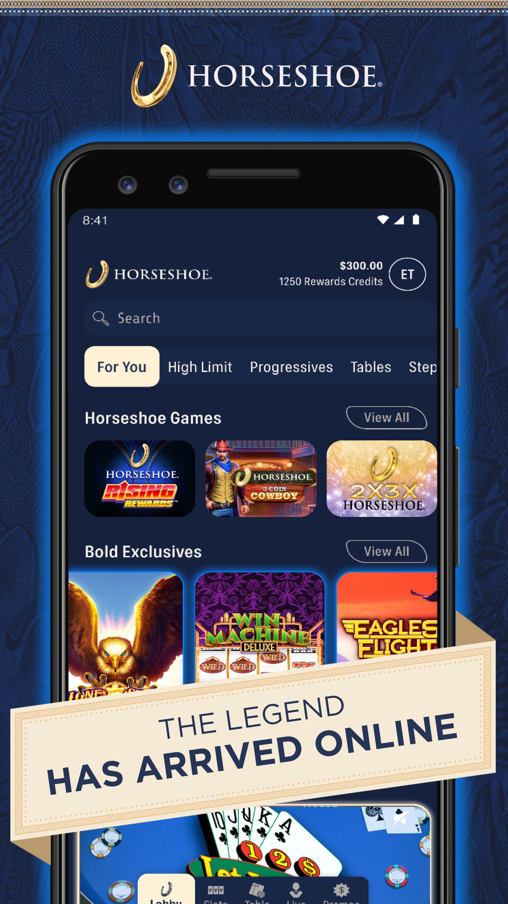Horseshoe Online Casino Screenshot4