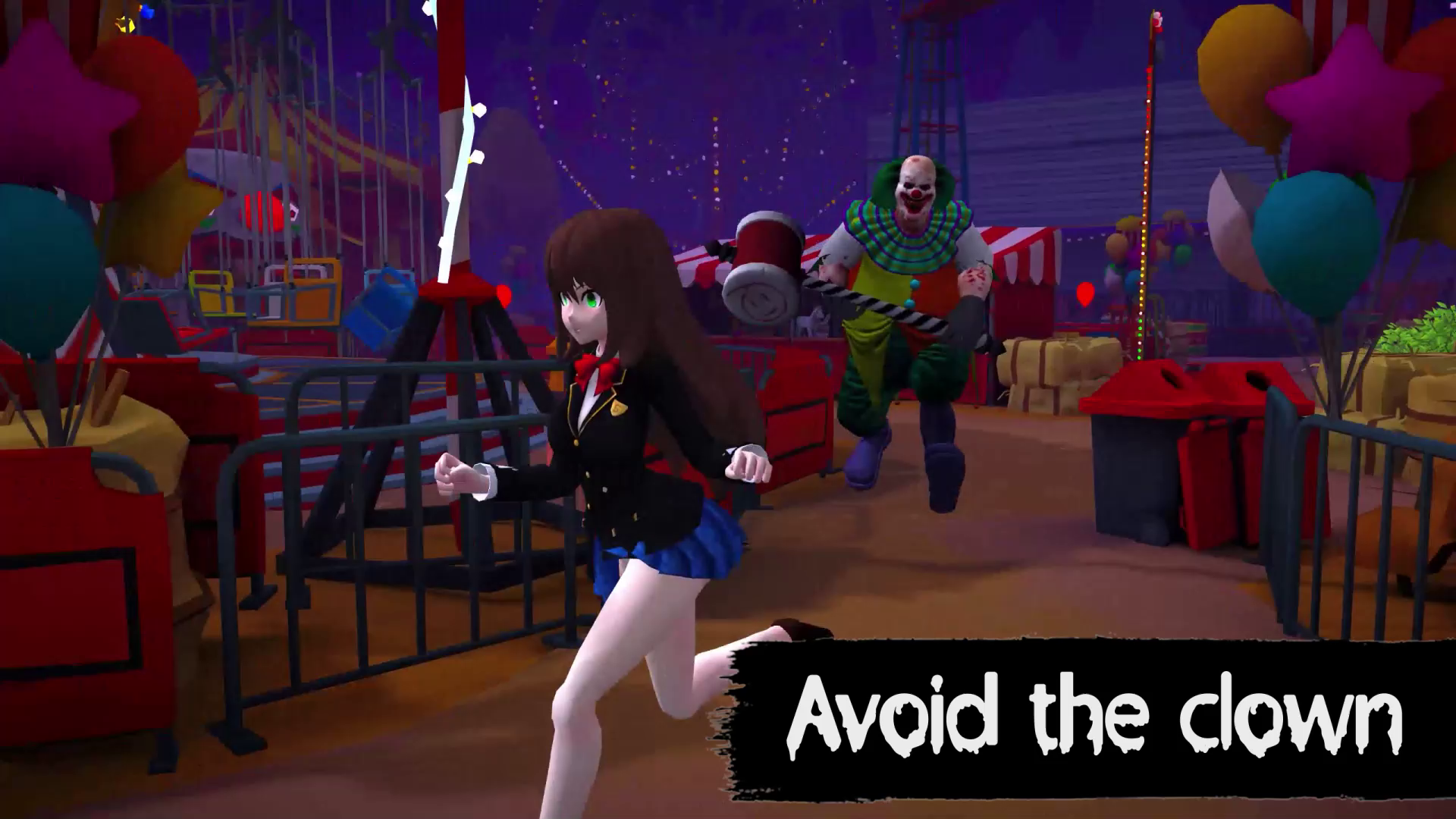 Anime Girls: Clown Horror Screenshot1