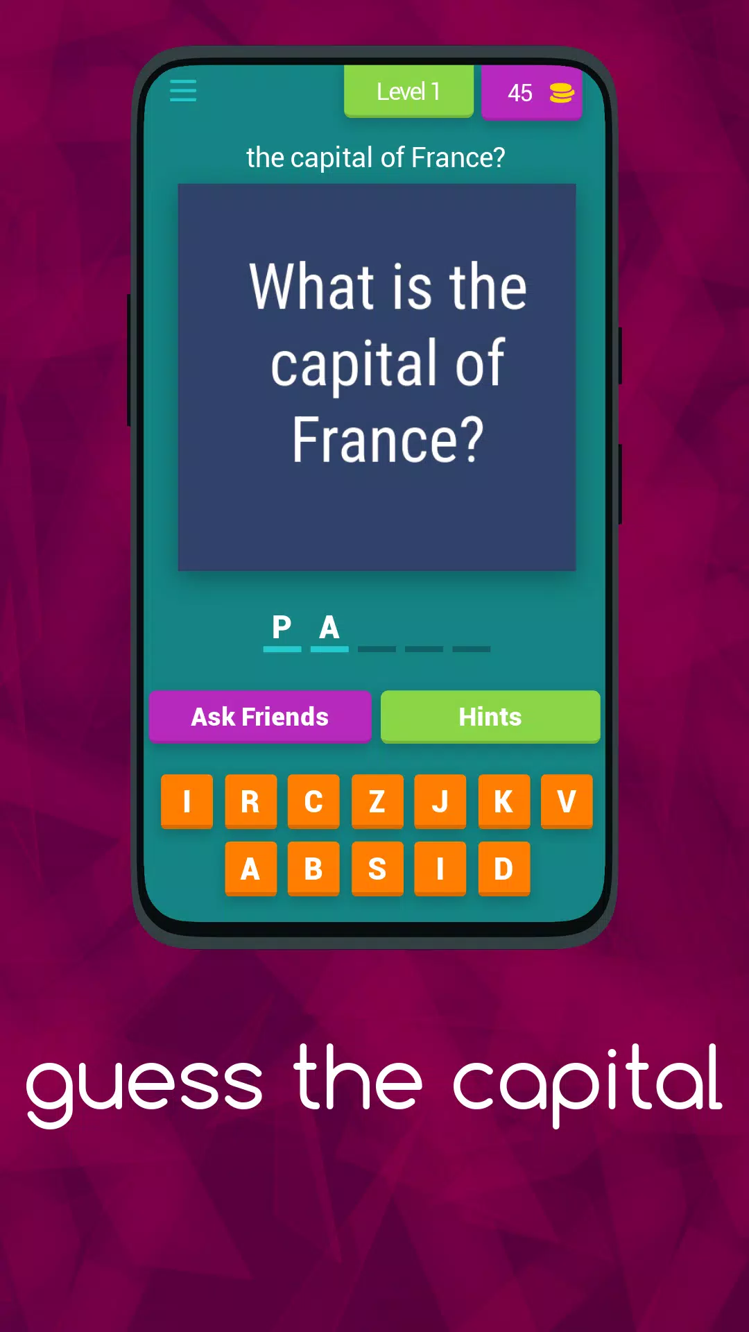 Guess the Capital Screenshot1