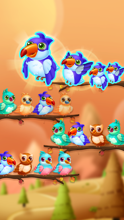 Bird Sort Screenshot2