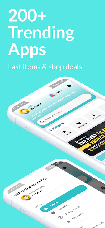 USA Online Shopping Mall App Screenshot1