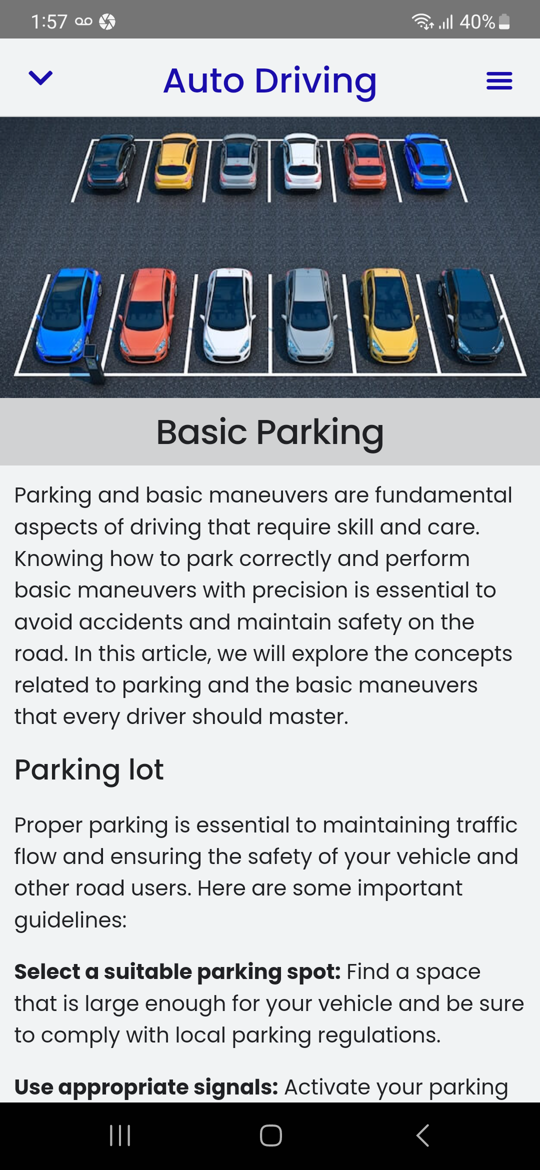 Car Driving Course Screenshot5