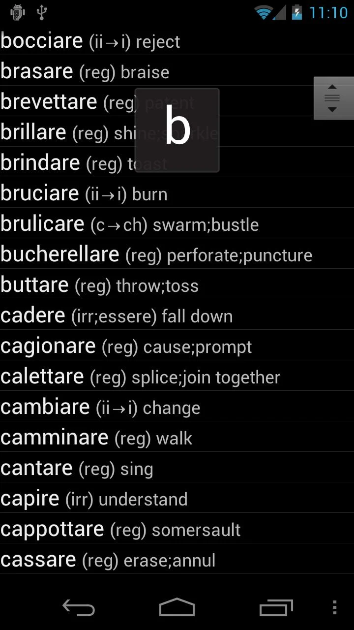 Italian Verbs Screenshot1