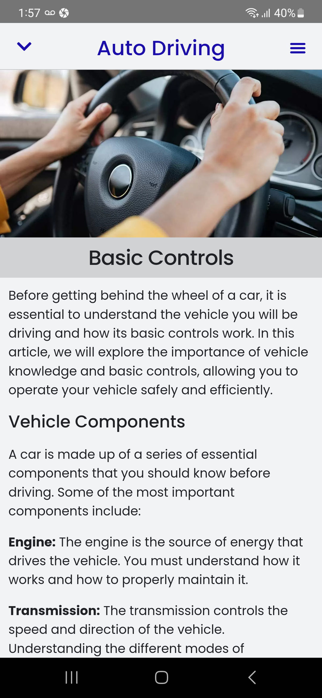 Car Driving Course Screenshot3