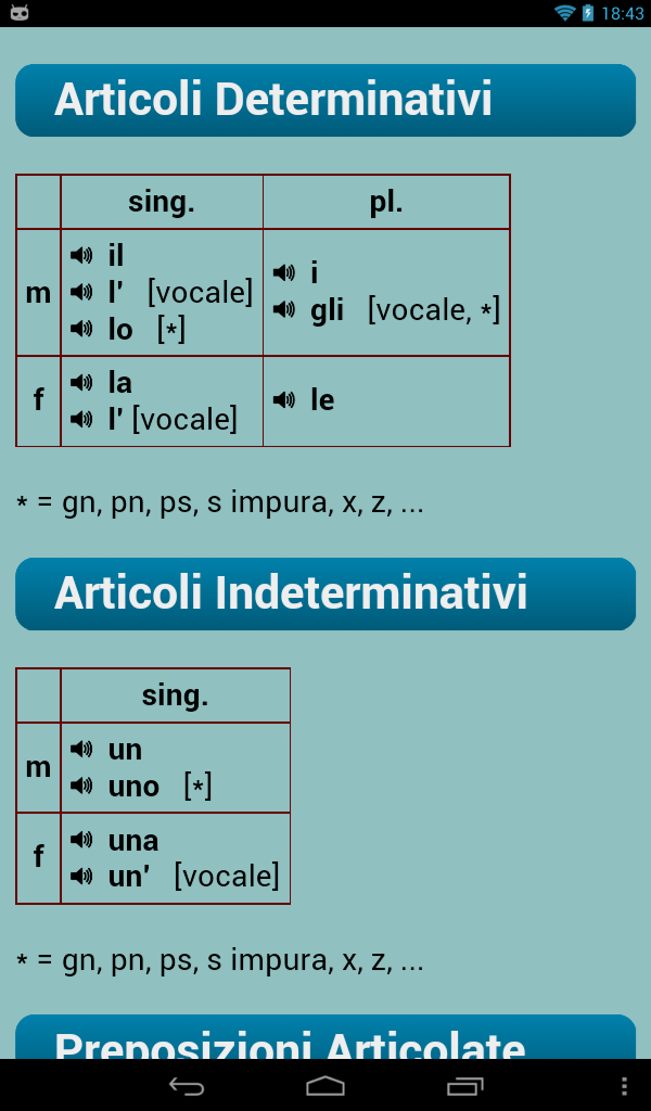 Italian Verbs Screenshot9