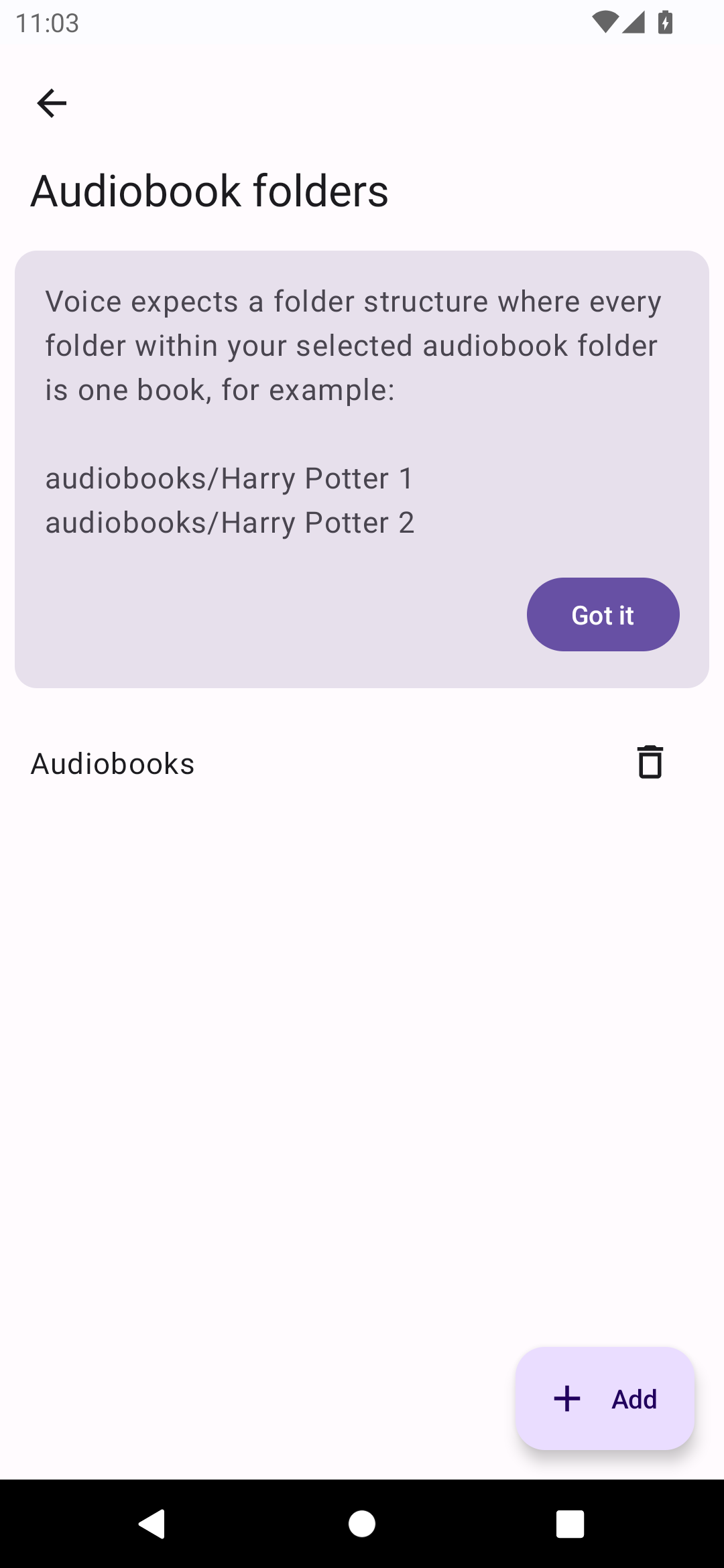 Voice Audiobook Player Screenshot4