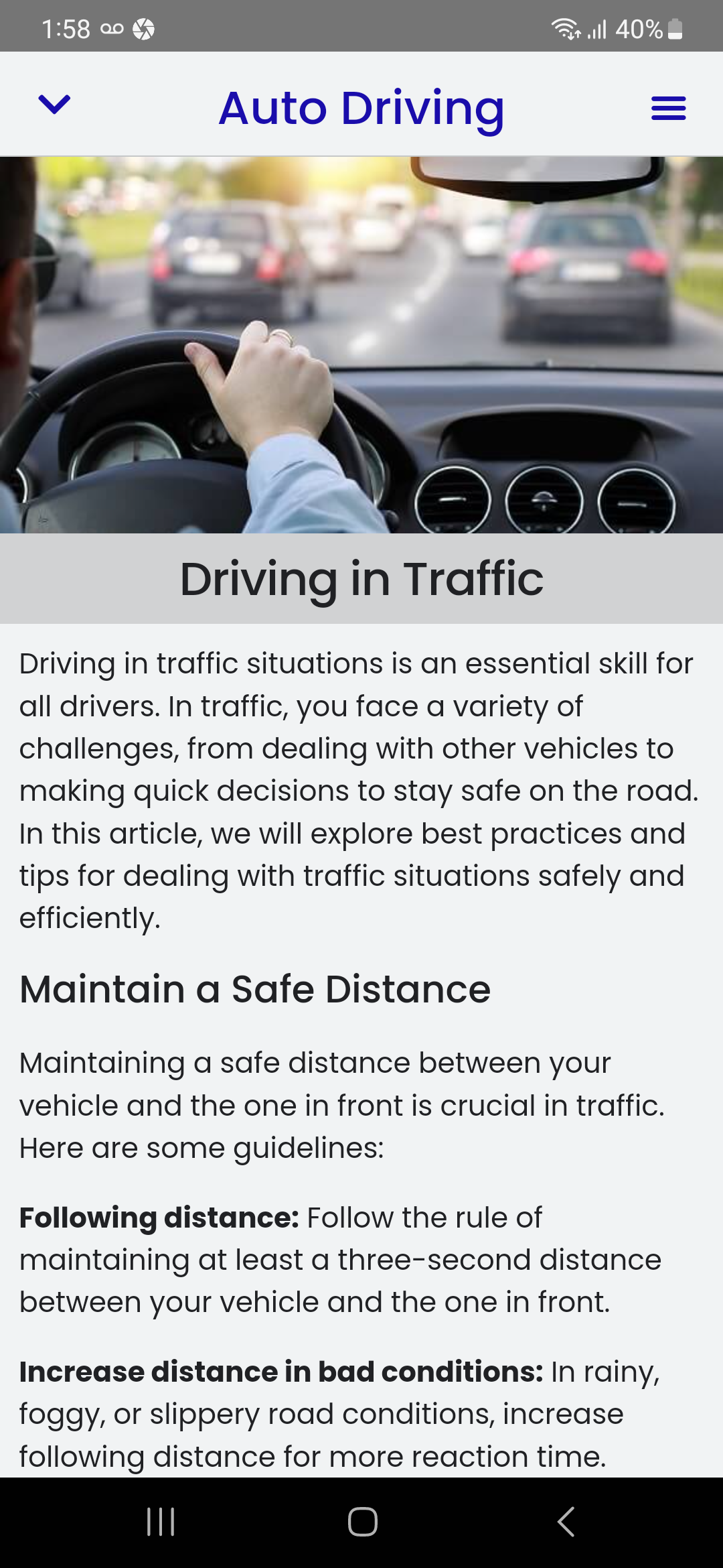 Car Driving Course Screenshot6