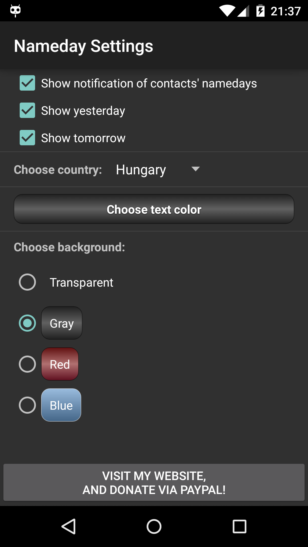 Nameday Screenshot2