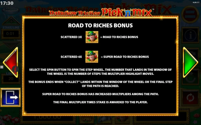 Rainbow Riches Slot Screenshot2