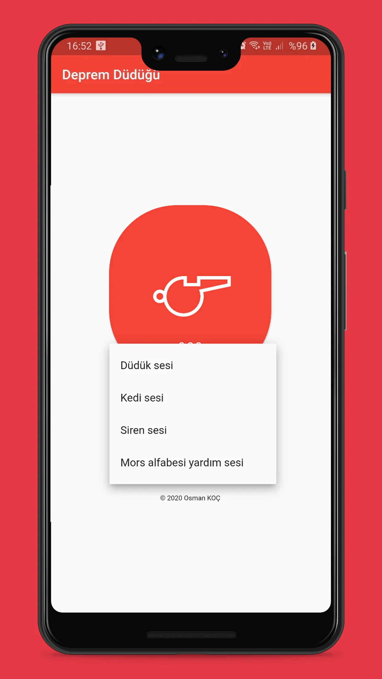 Earthquake Whistle (SOS) Screenshot3