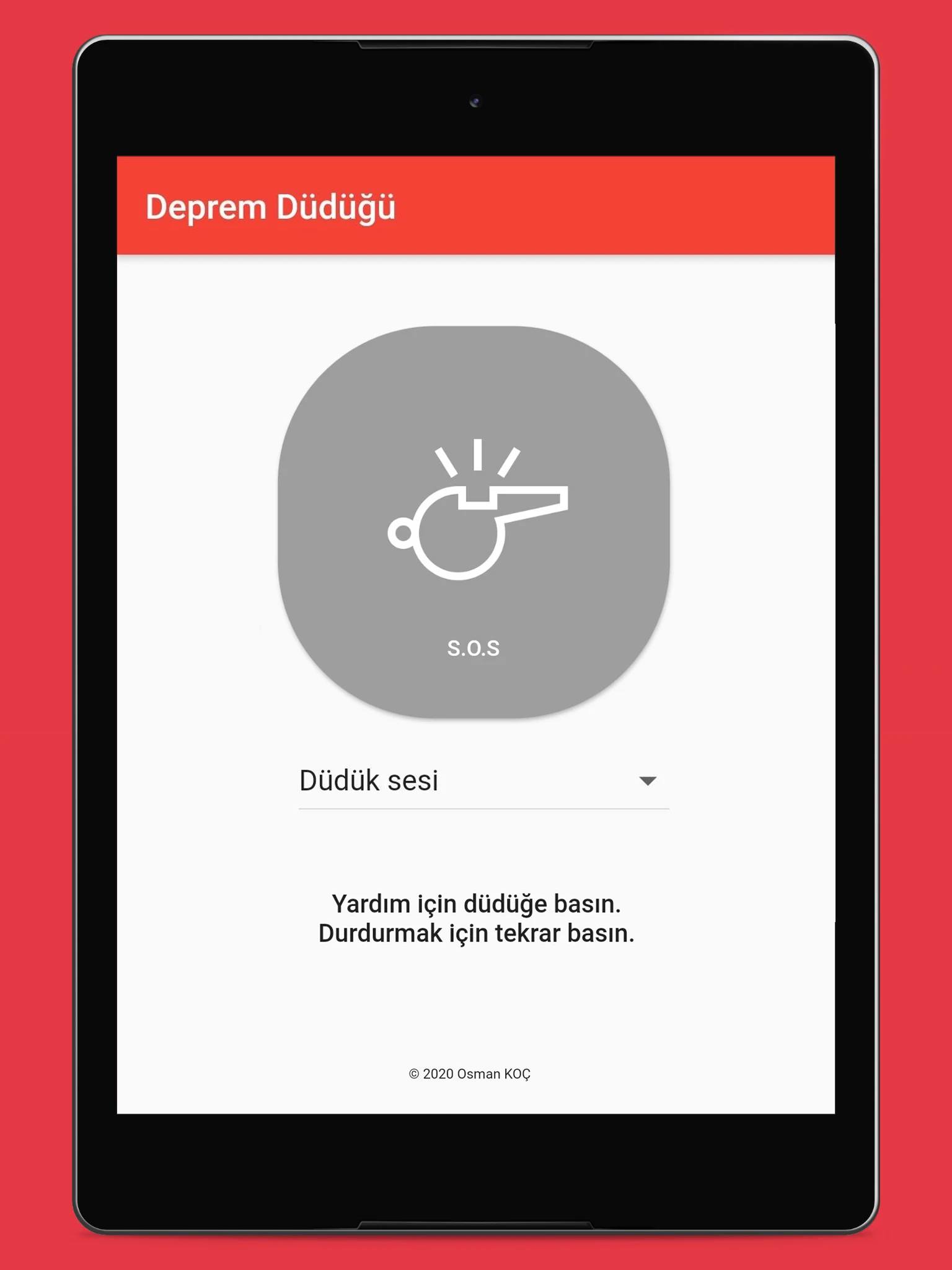 Earthquake Whistle (SOS) Screenshot11