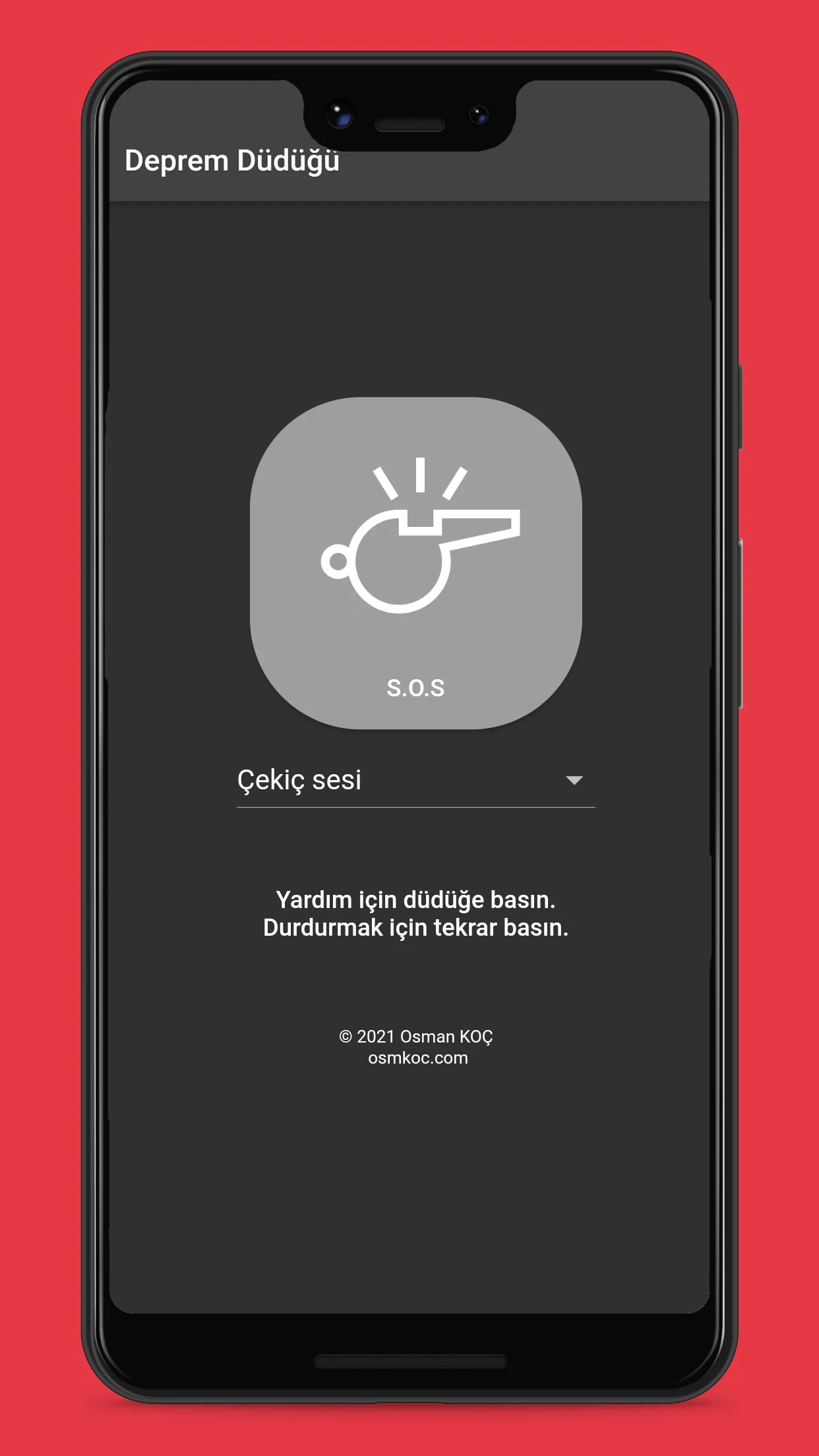 Earthquake Whistle (SOS) Screenshot6