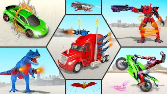 Truck Game - Car Robot Games Screenshot2
