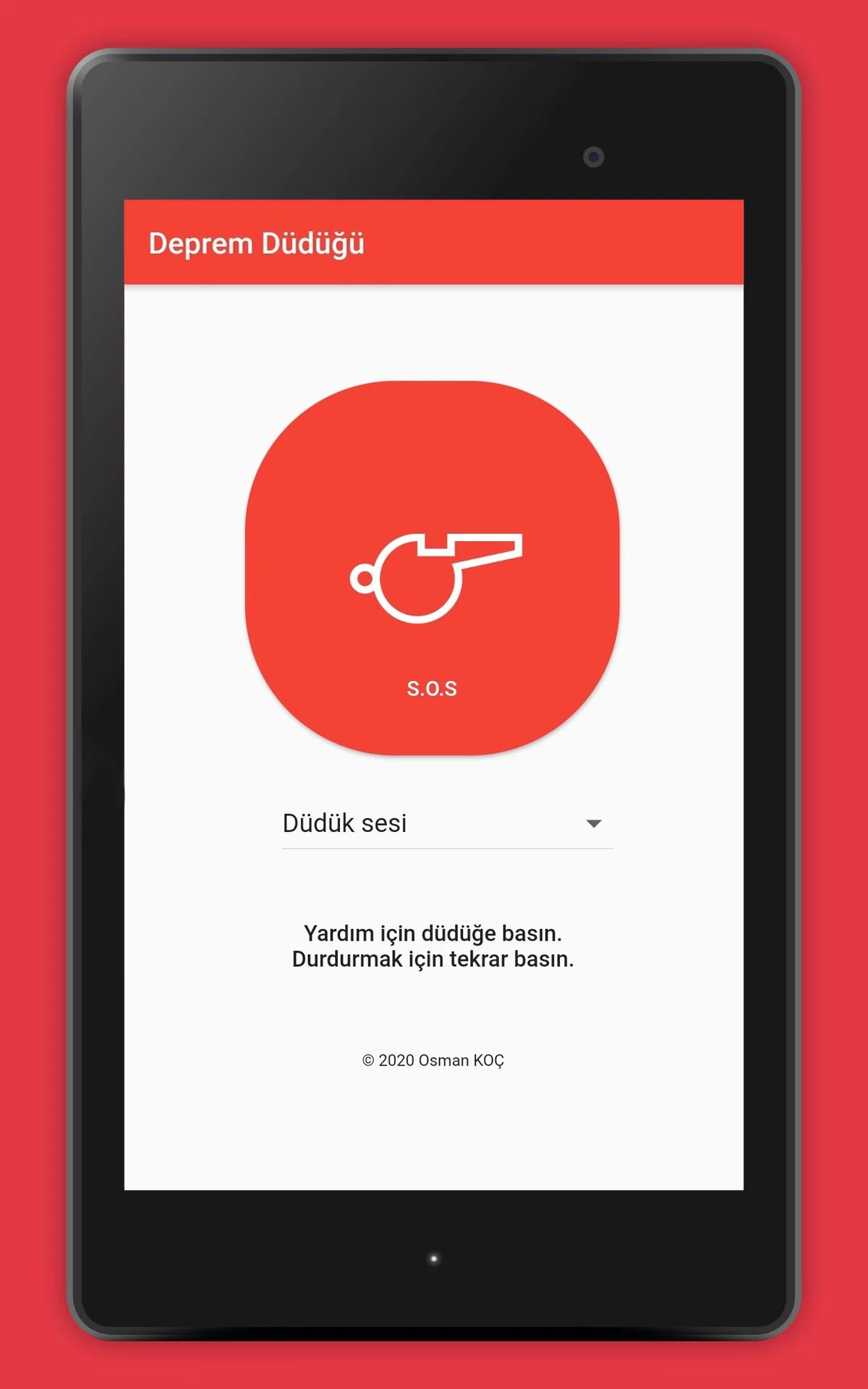Earthquake Whistle (SOS) Screenshot7