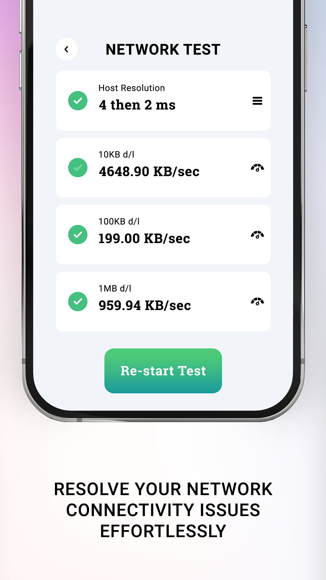 Network Signal Refresh & Test Screenshot2