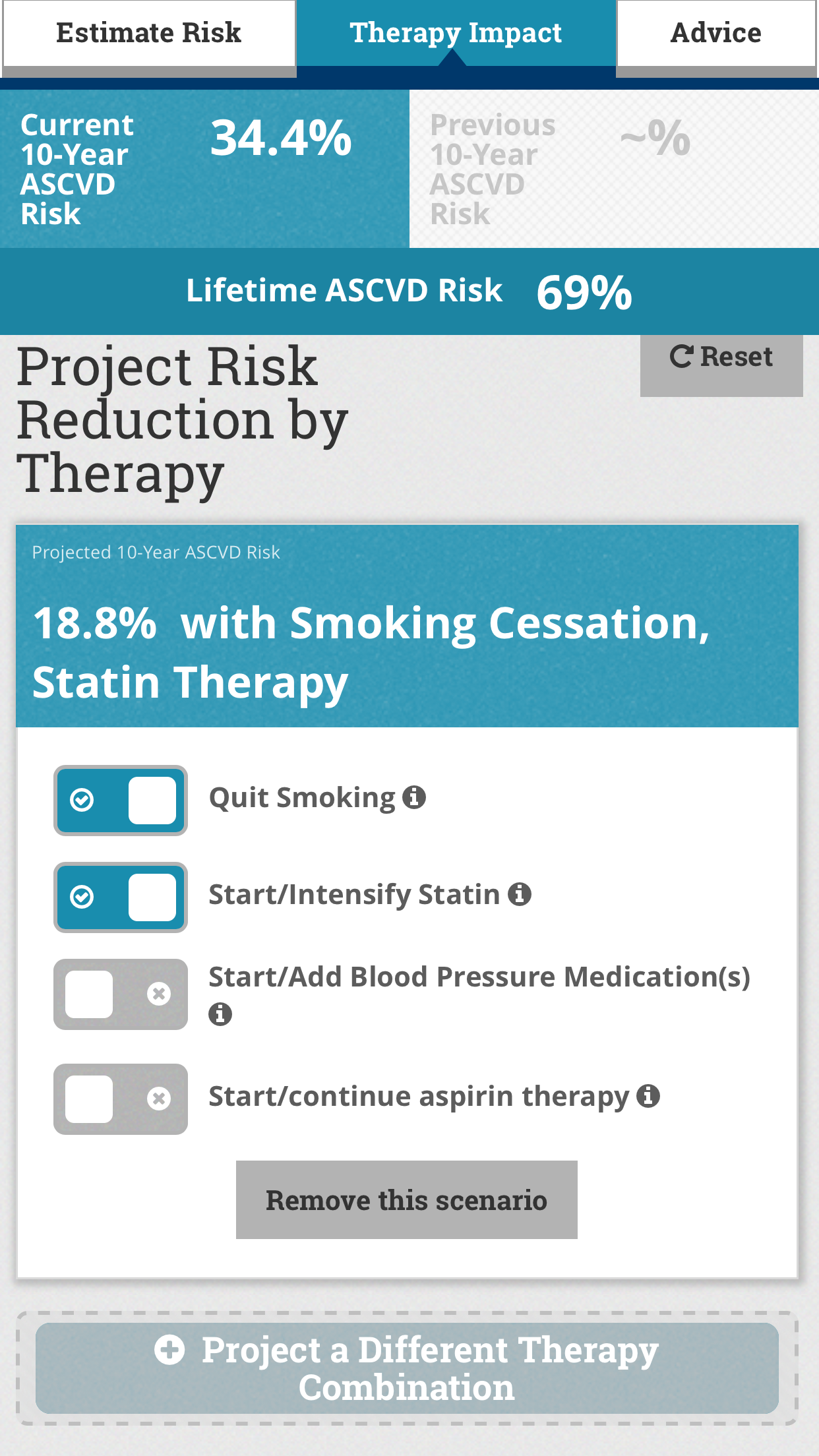 ASCVD Risk Estimator Plus Screenshot4