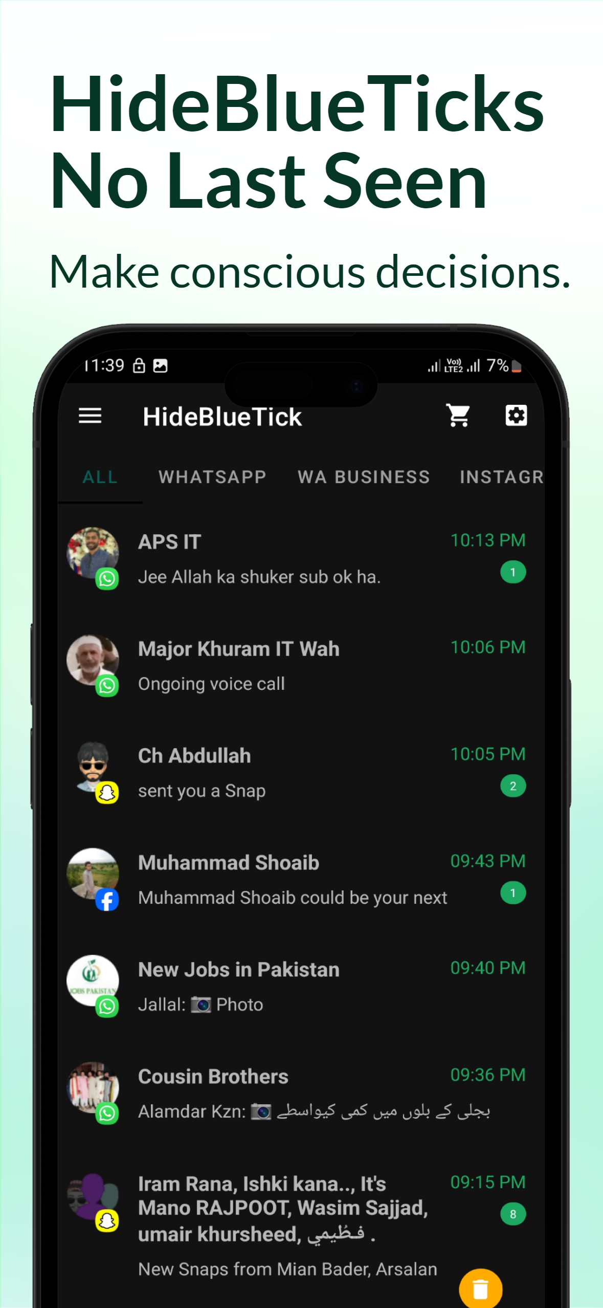 Hide Blue Ticks Screenshot1