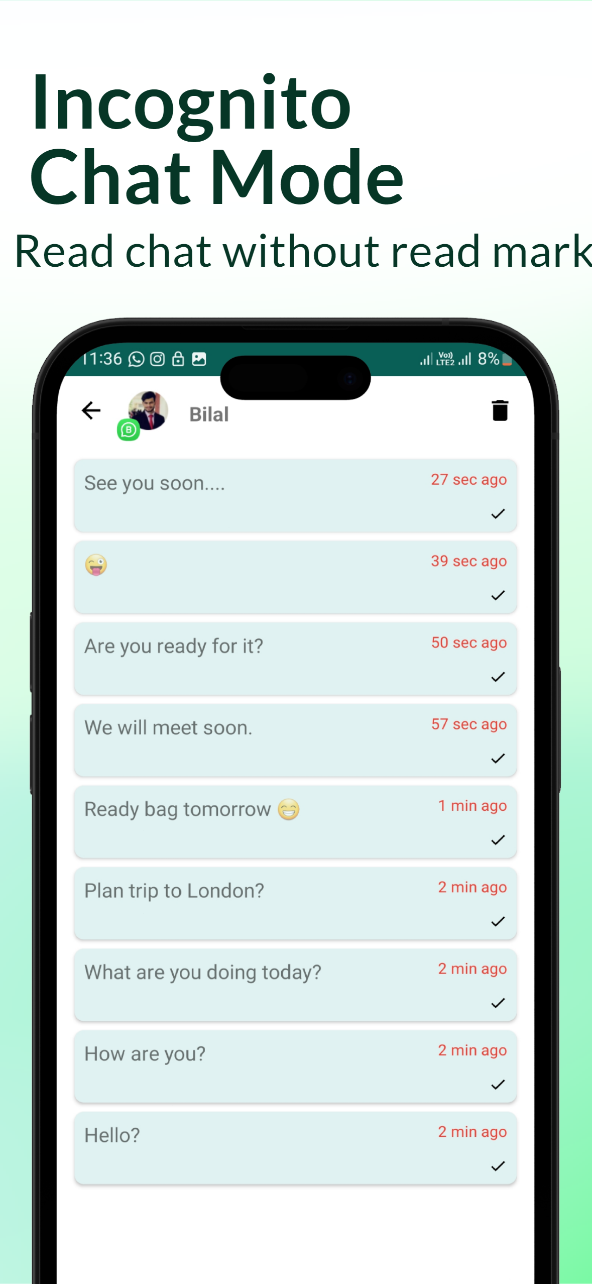 Hide Blue Ticks Screenshot7