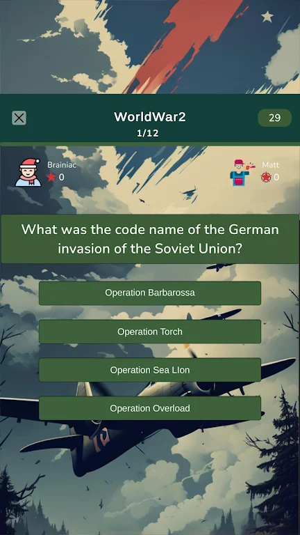 World War 2 Knowledge Quiz Screenshot1