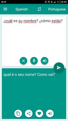 Portuguese-Spanish Translator Screenshot3