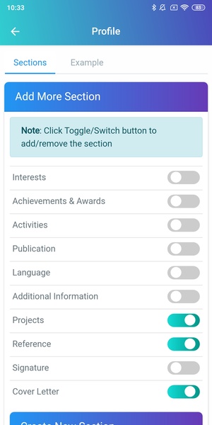 CV Maker app, Resume builder Screenshot8