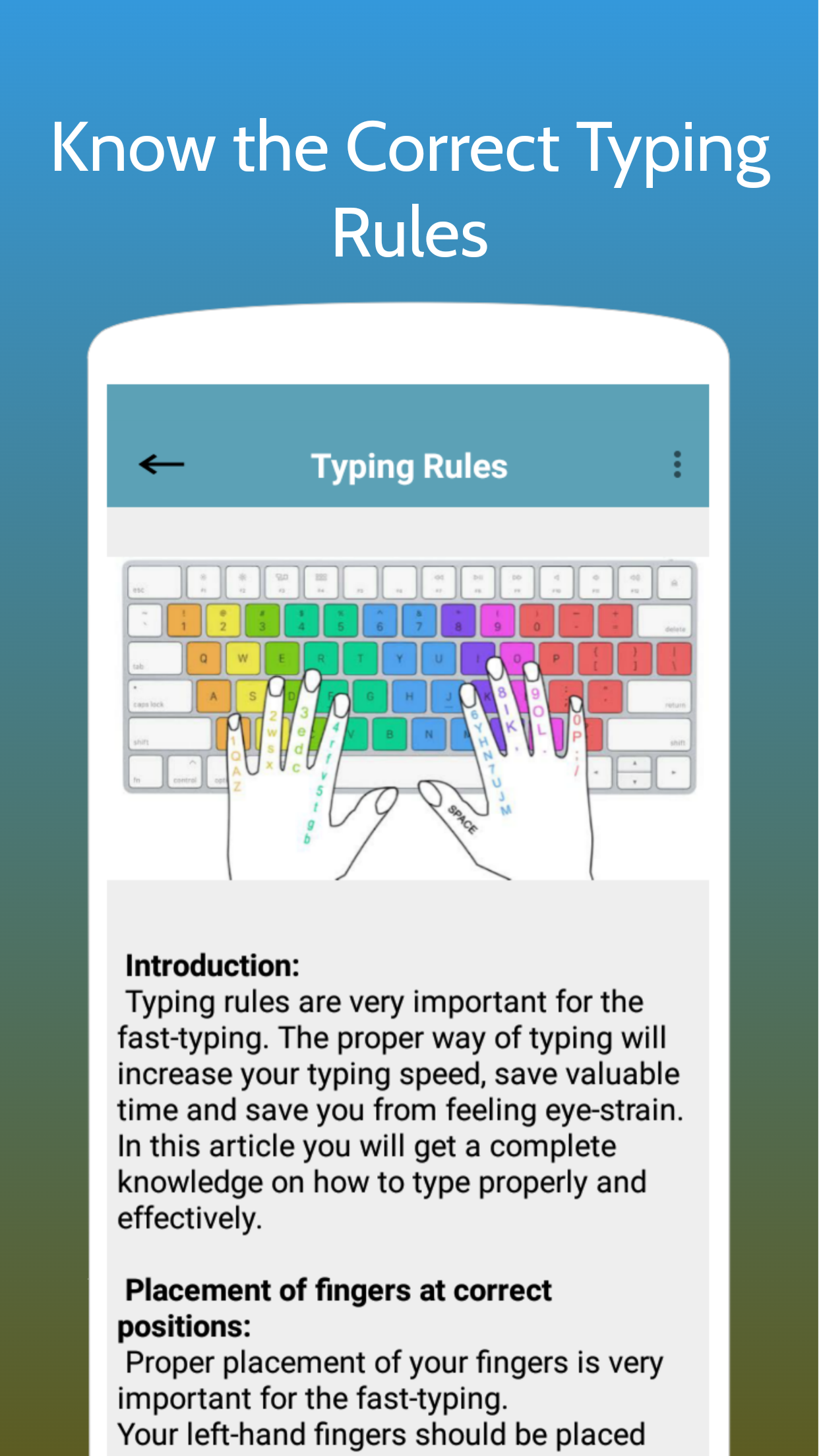 Typing Test App for Exams Screenshot5