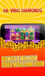 Da Vinci Diamonds Slots Screenshot2
