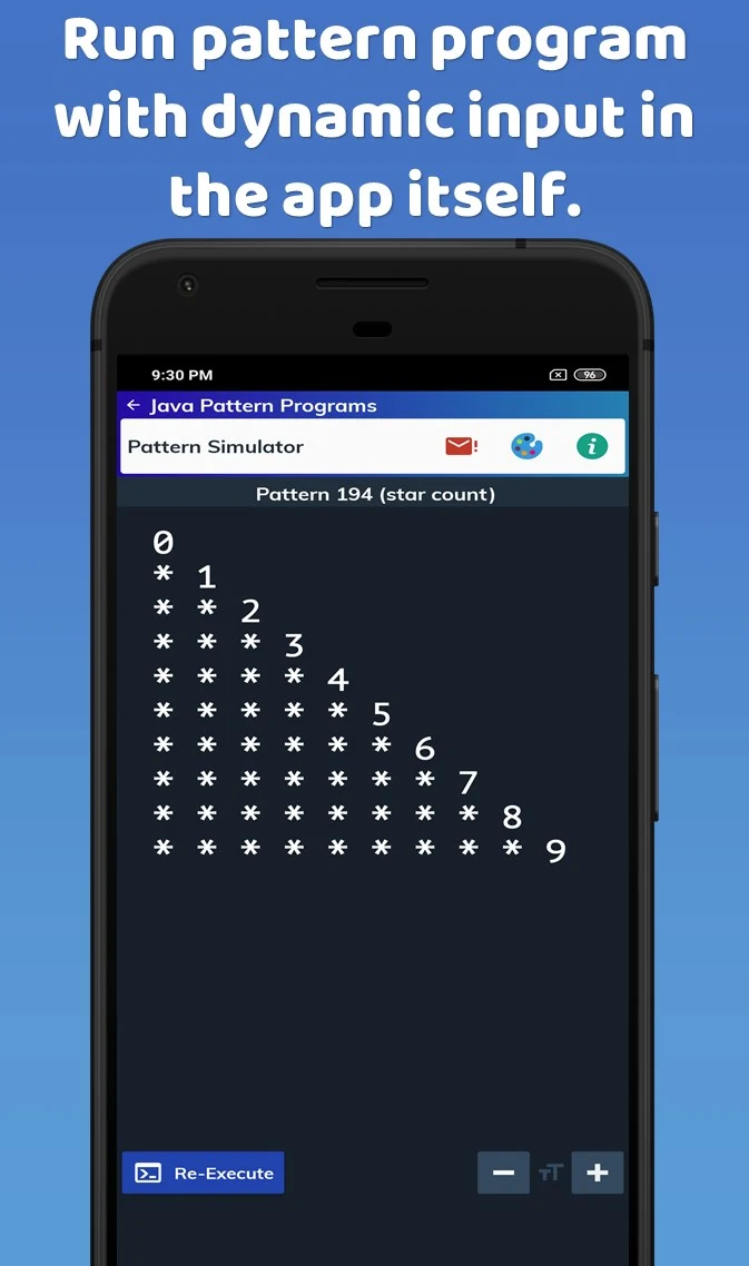 Pattern Programs for Java Screenshot4