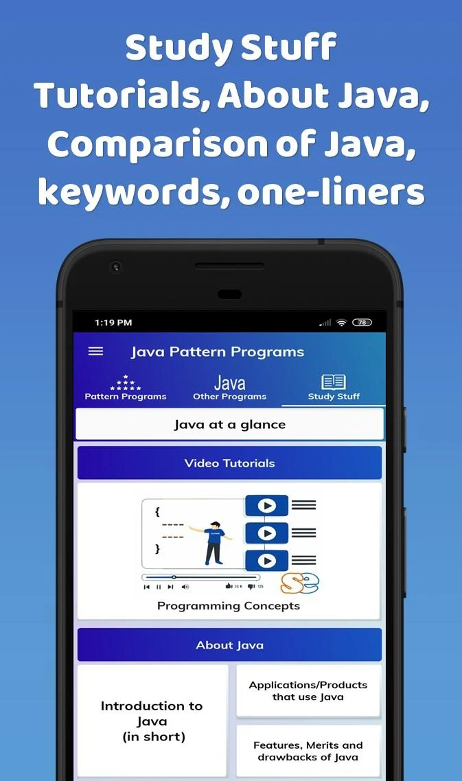 Pattern Programs for Java Screenshot8