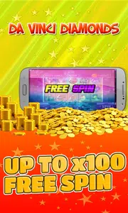 Da Vinci Diamonds Slots Screenshot1