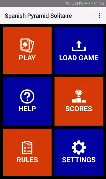 Spanish Pyramid Solitaire Screenshot1