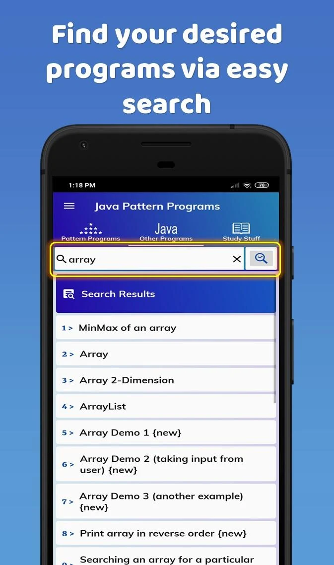 Pattern Programs for Java Screenshot7