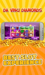 Da Vinci Diamonds Slots Screenshot4