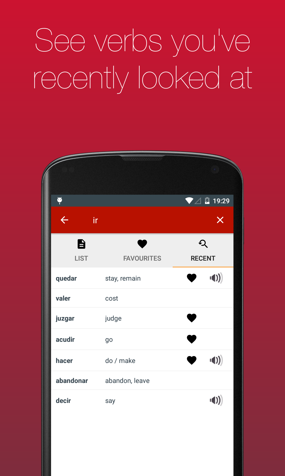 Spanish Verb Conjugator Screenshot6