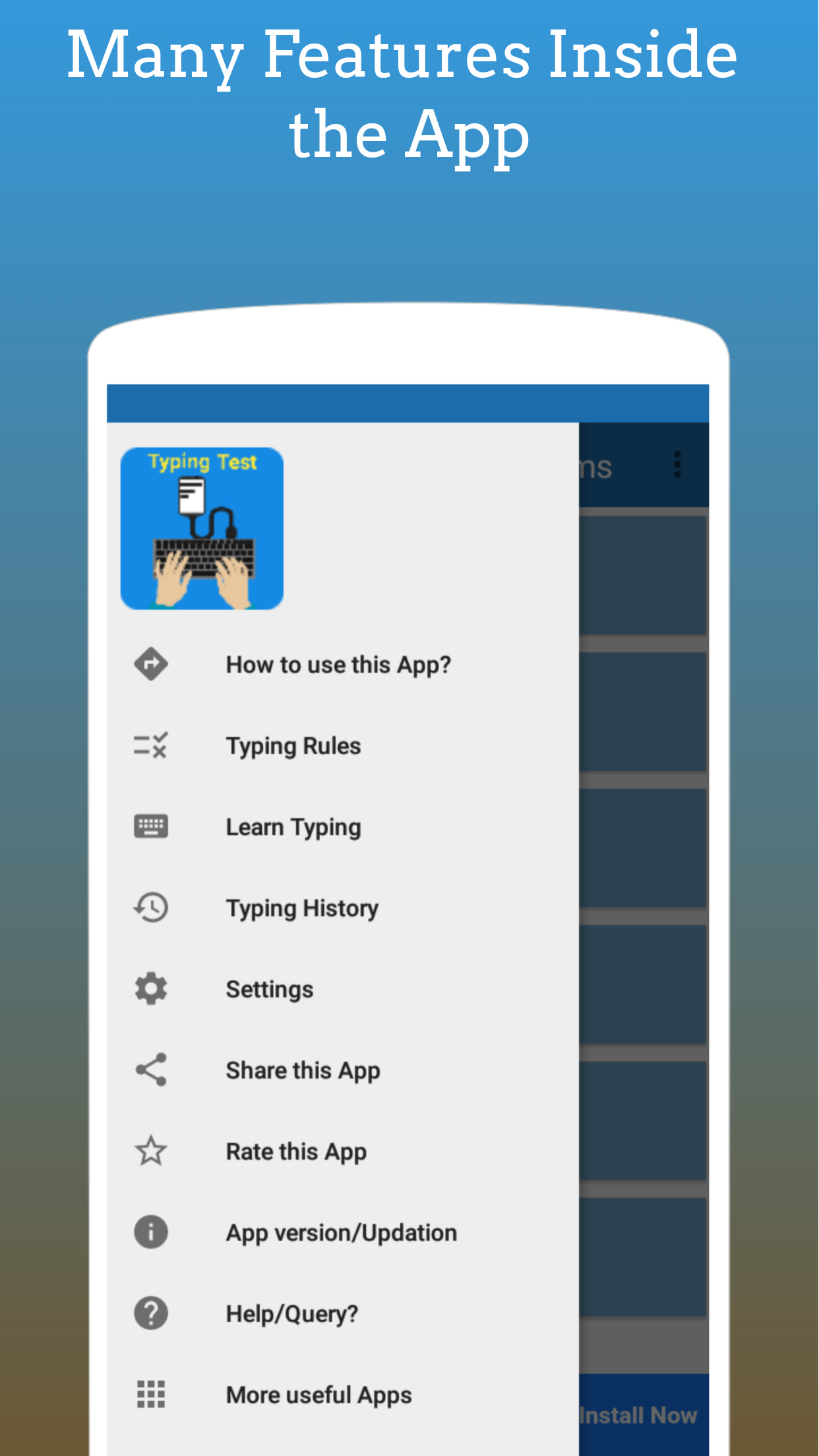 Typing Test App for Exams Screenshot8
