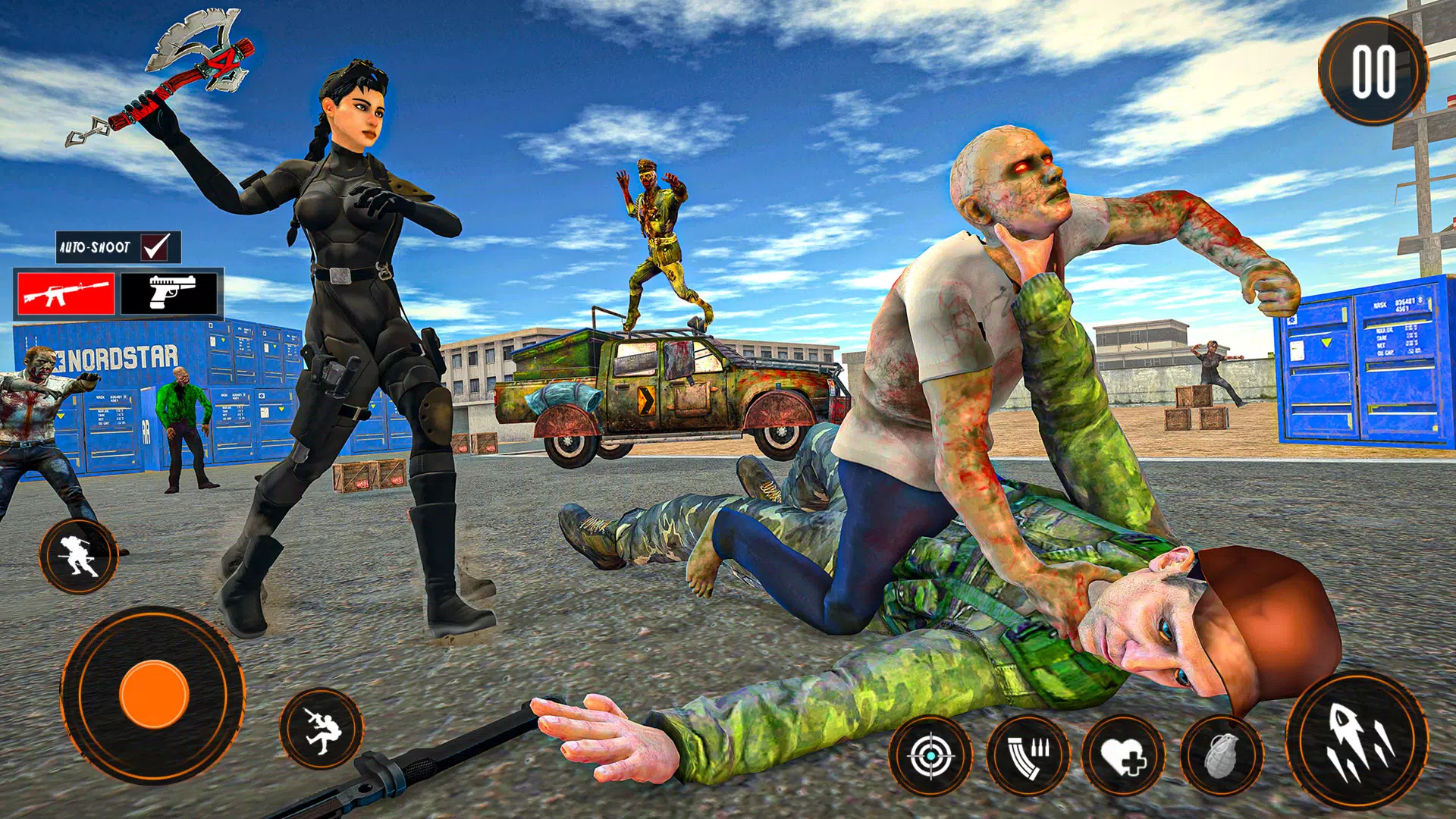 Zombie War 3D: Zombie Games Screenshot1