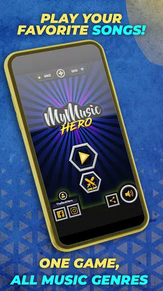 Guitar Music Hero: Rhythm Game Screenshot1